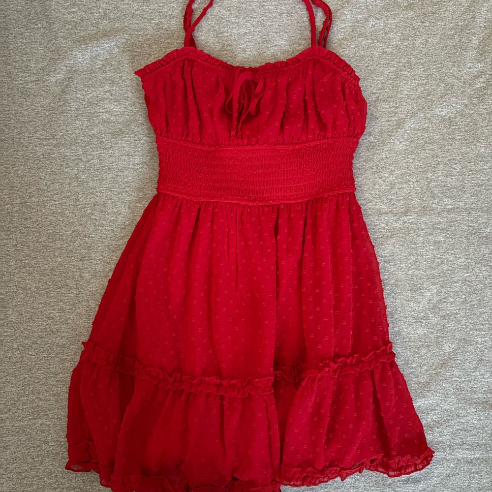 Altar'd State Red Sleeveless Kids Dress